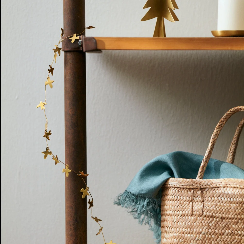 Fog Linen Work Brass Garland: Bird - Image 3