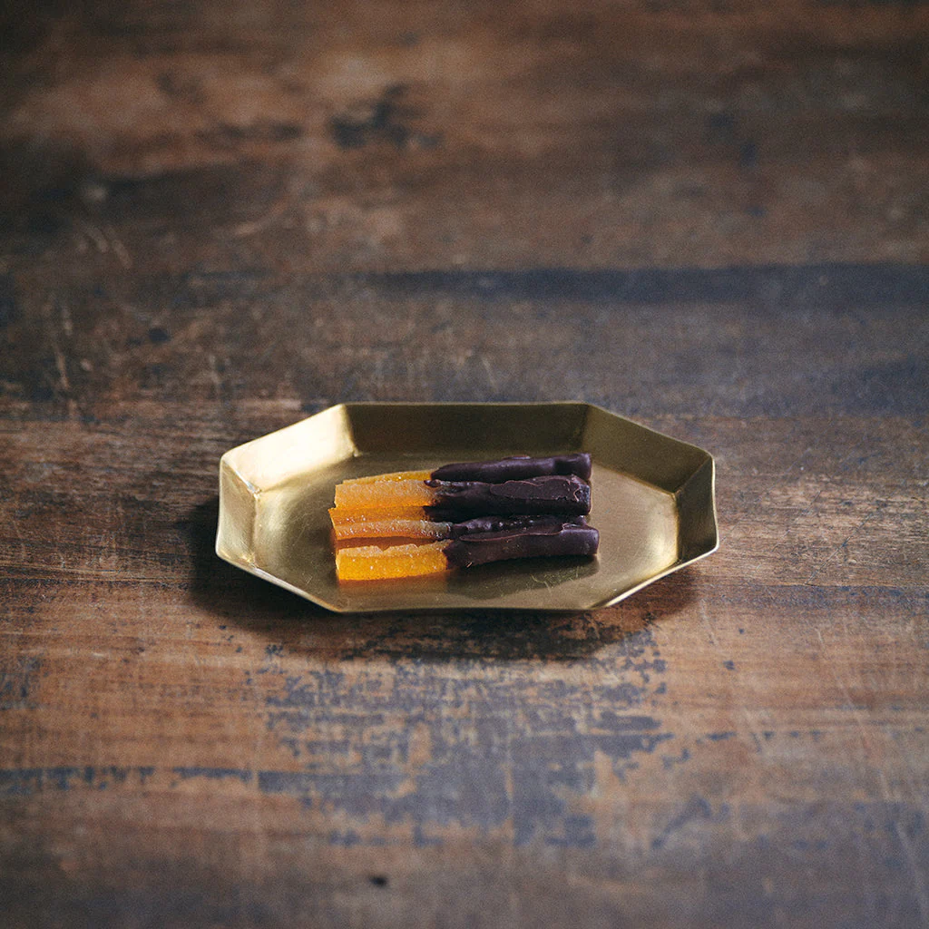 Fog Linen Work Brass Plate Long Octagonal (S) - Image 2