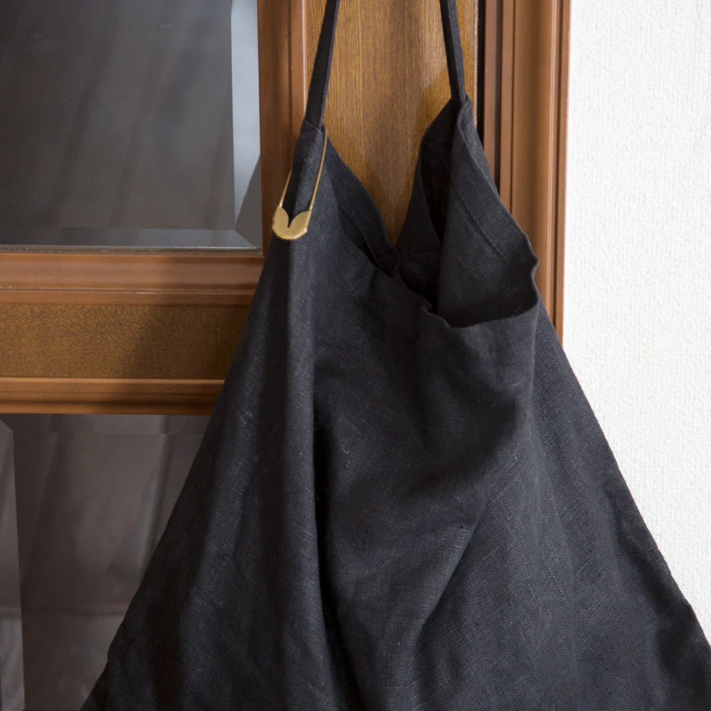 Fog Linen Work Brass Safety Pin (S) - Image 2