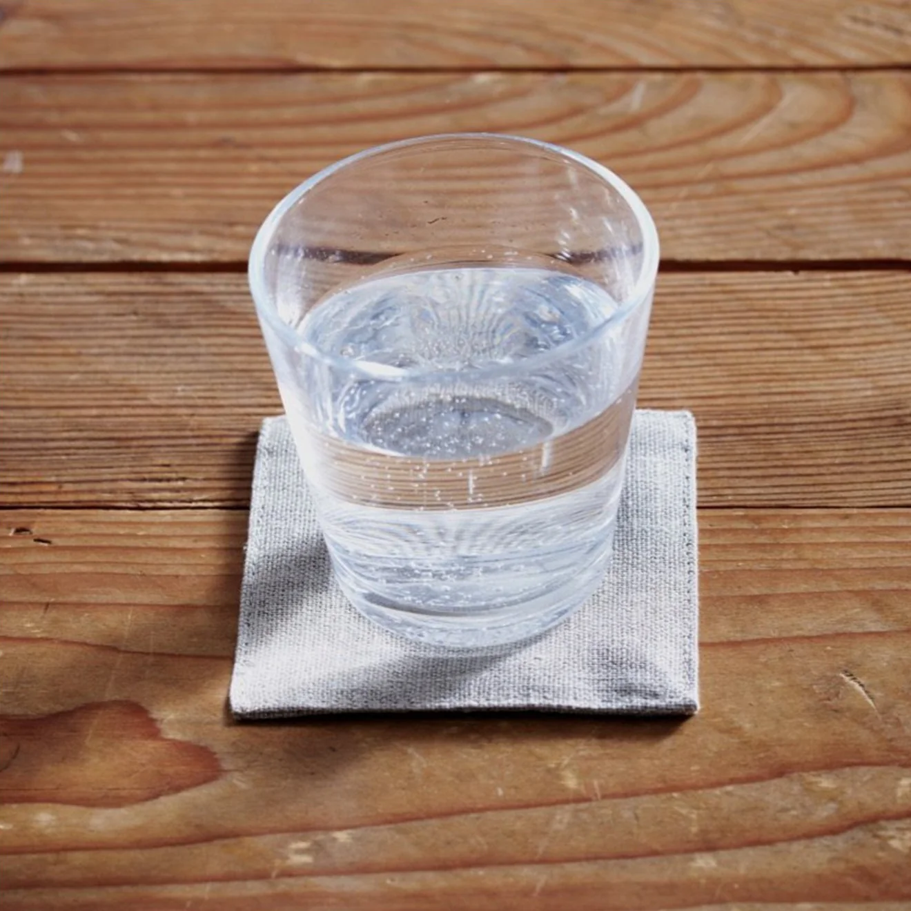Fog Linen Work Linen Coaster: Natural - Image 2