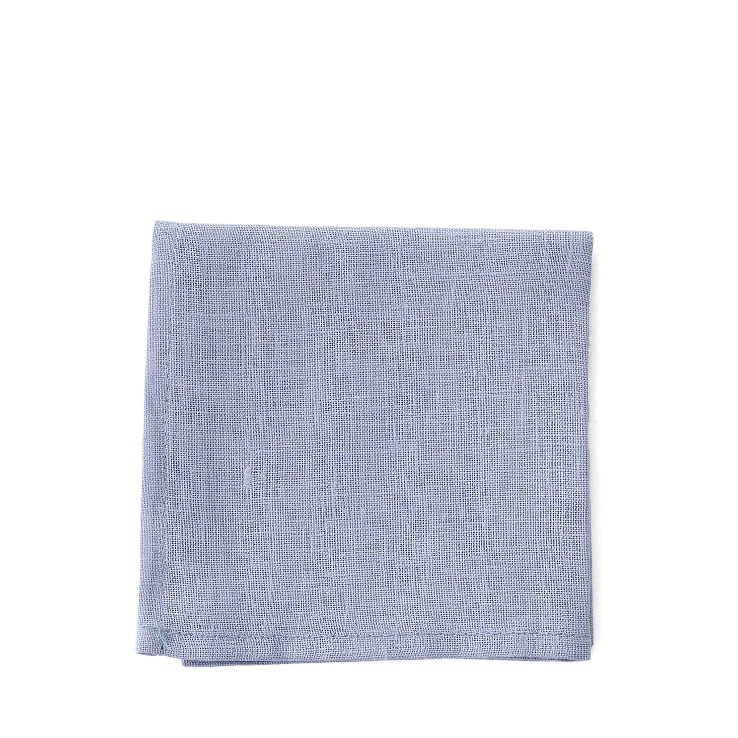 Fog Linen Work Linen Handkerchief: Pale Blue