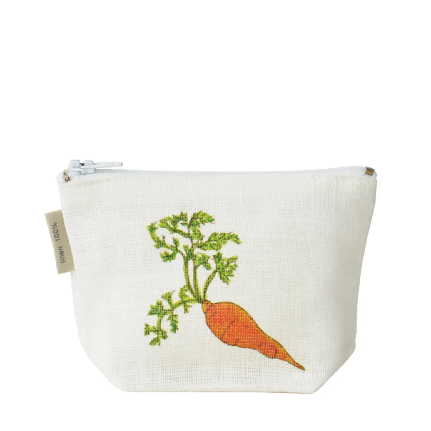 Fog Linen Work Isabelle Boinot Pouch: Rabbit and Carrot - Image 2