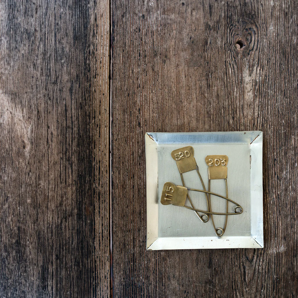 Fog Linen Work Silver Plate: Square - Image 3