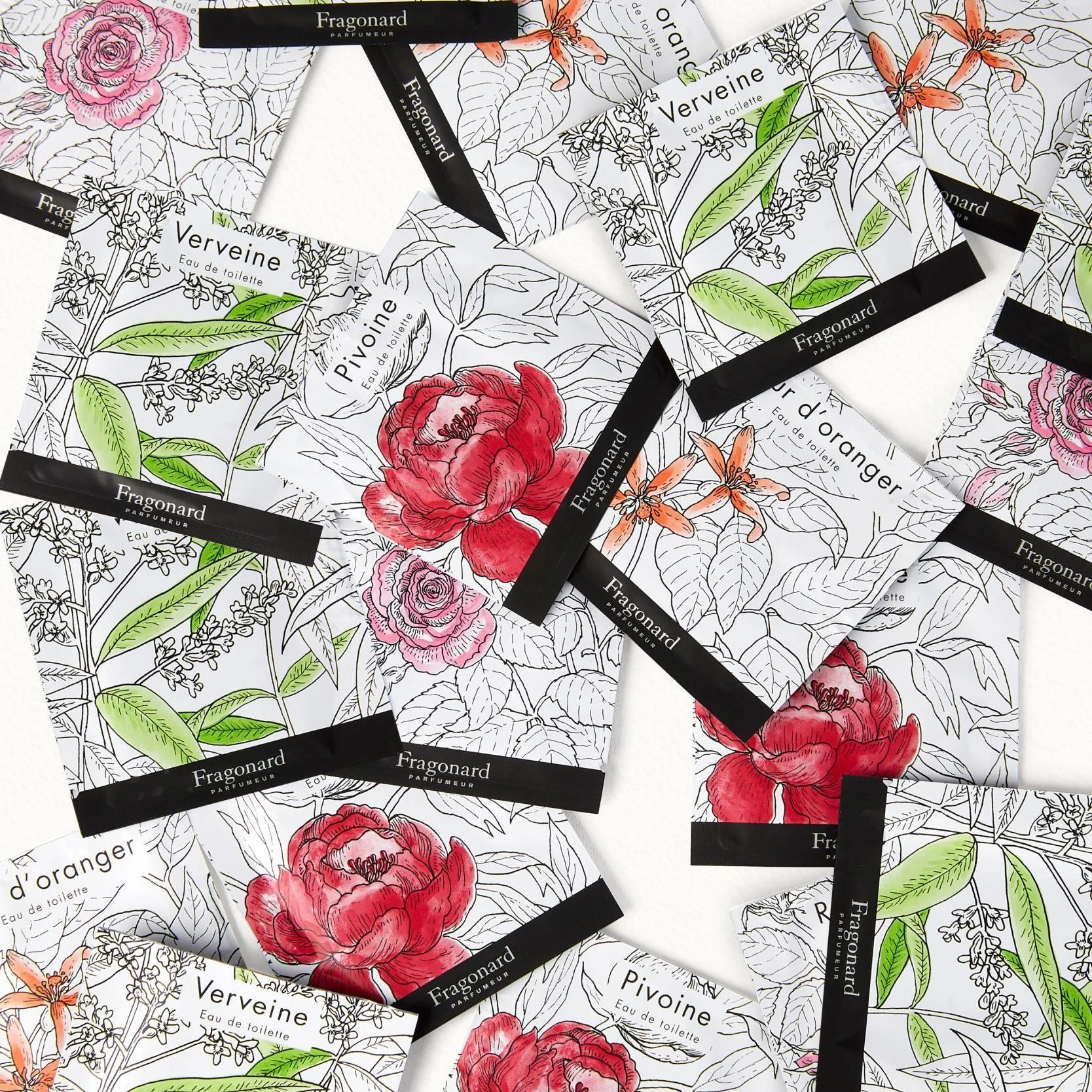 Fragonard Perfumed Sachet Gift Set 20 x 2ml - Image 3