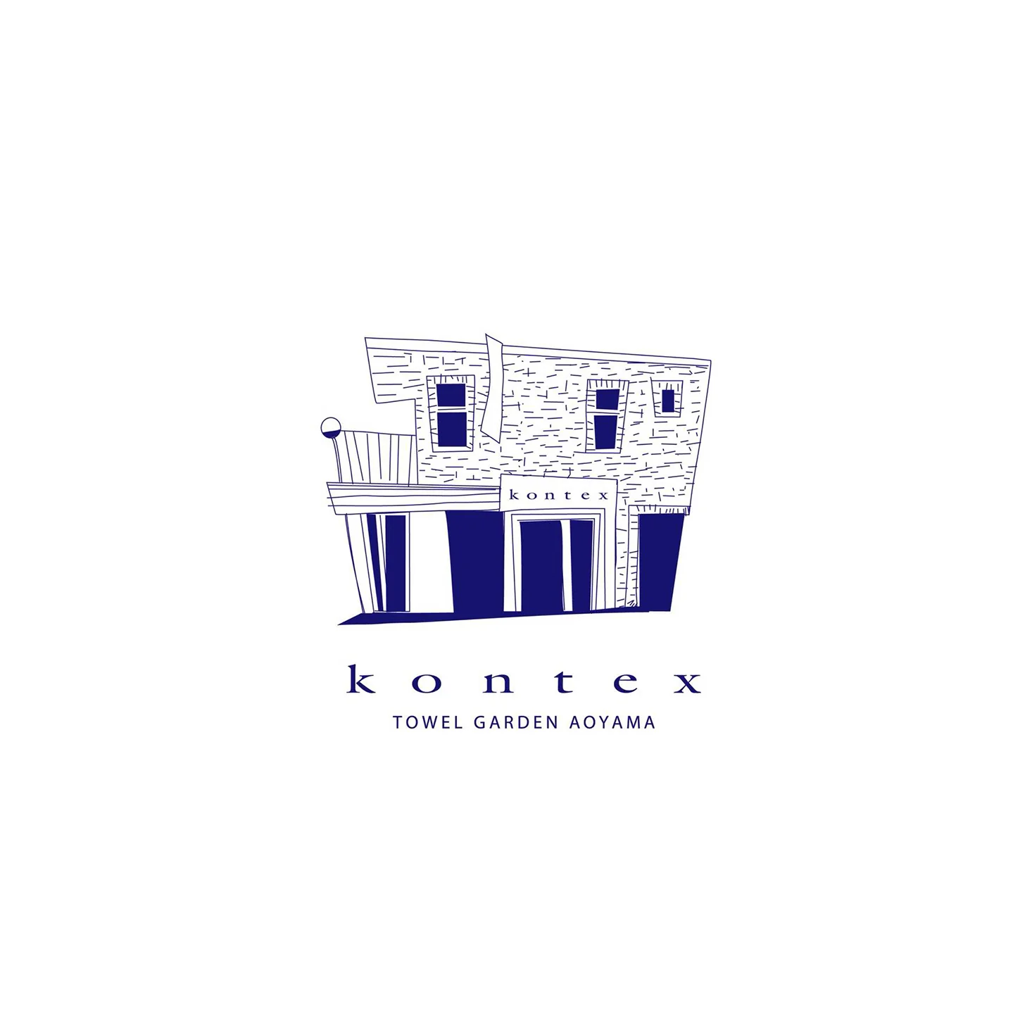 Kontex Brera Waffle Face Cloth - Navy - Image 4