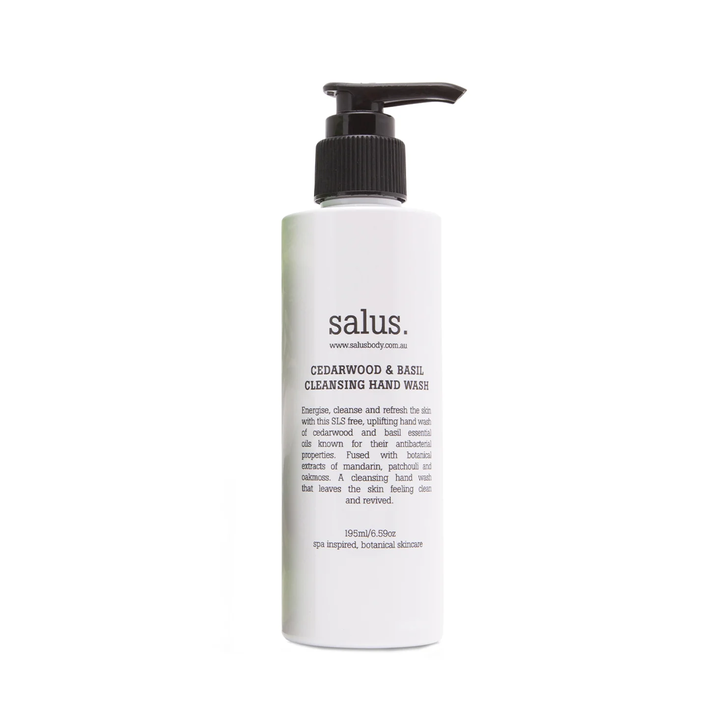 Salus Cedarwood + Basil Hand Wash - 195ml - Image 4